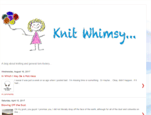 Tablet Screenshot of knitwhimsy.com